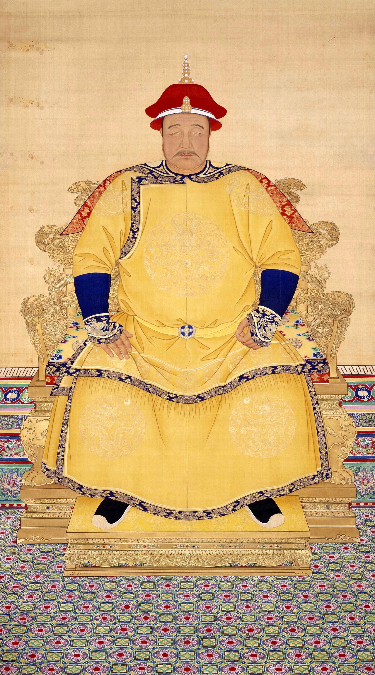 清太宗坐像 北京故宫博物院藏