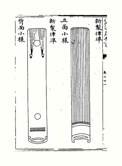 朱载堉十二平均律律管