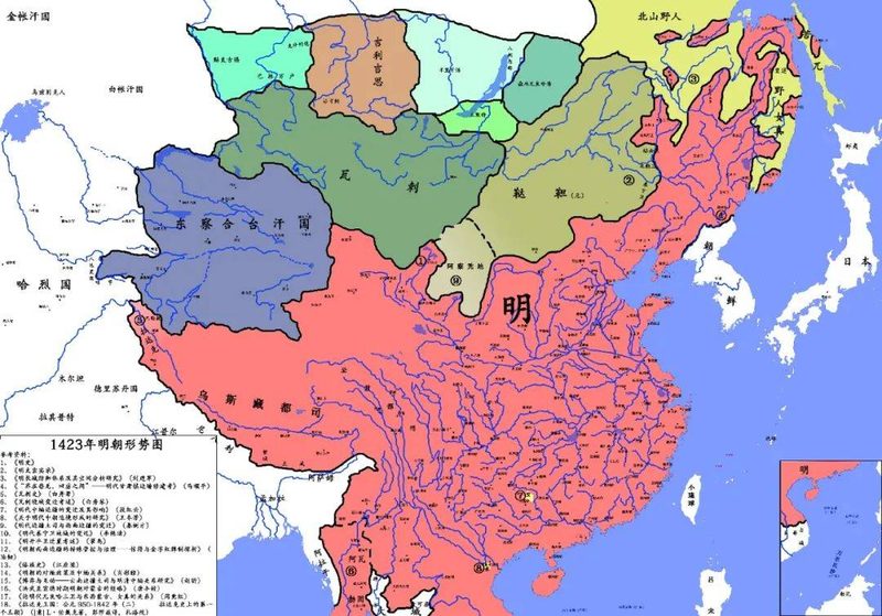 明朝形势图（1433年）