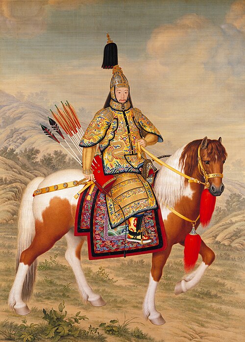 Lang Shining's "Armored Equestrian Statue of the Grand Parade" painted by Empero