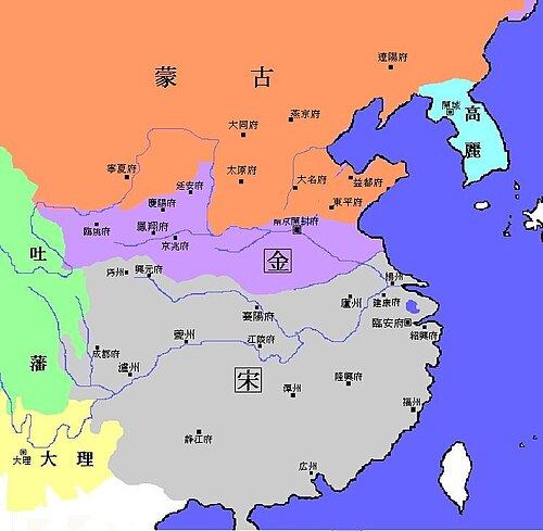 蒙古入侵金朝形势
