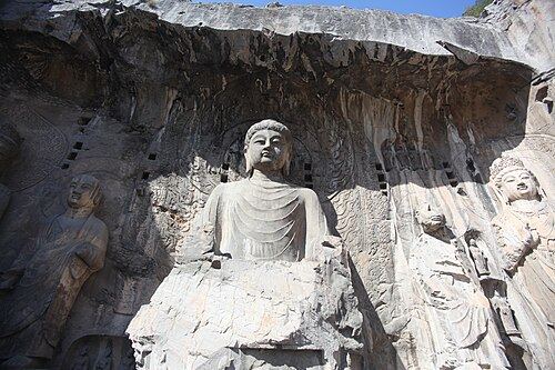 奉先寺卢舍那大佛。2011年10月