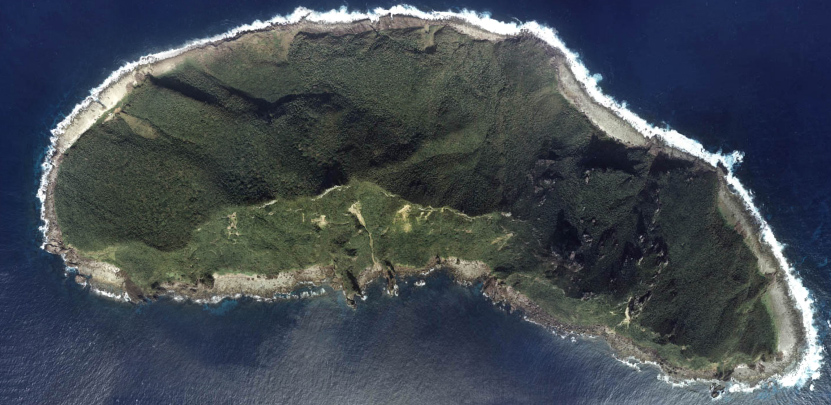 Aerial photo of Senkaku Islands