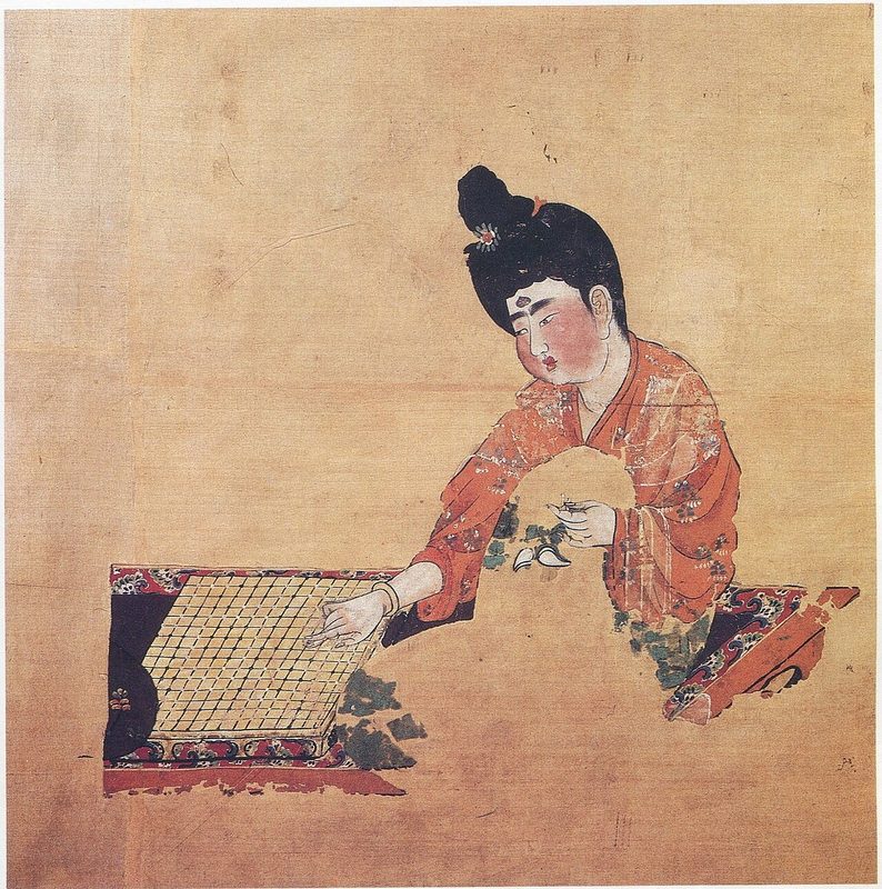 《弈棋仕女图》（局部）