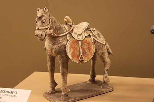 Pottery horse, Yuan dynasty