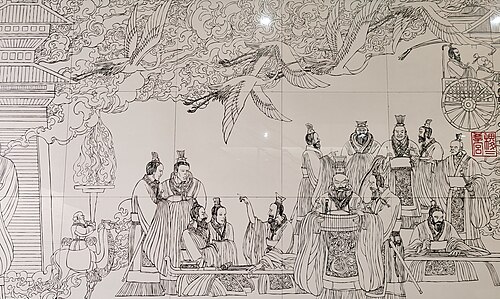 淄博博物馆所绘稷下学宫