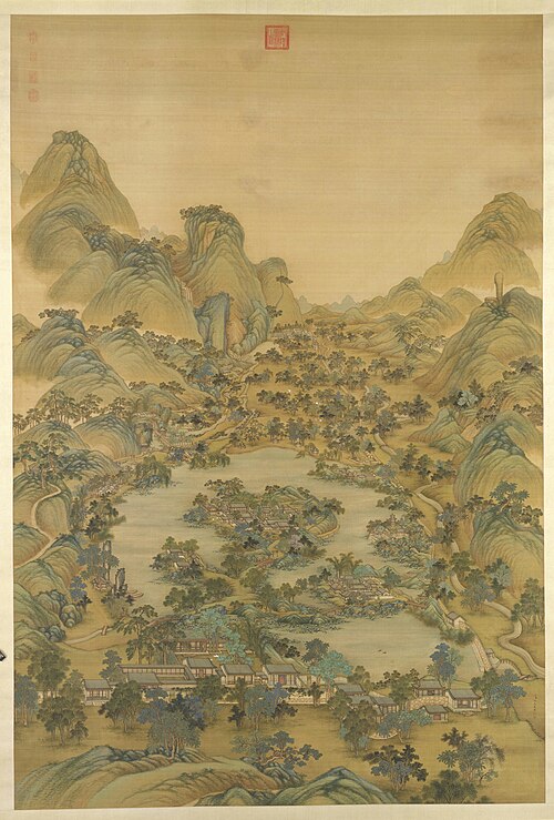 清朝画家冷枚所绘避暑山庄图