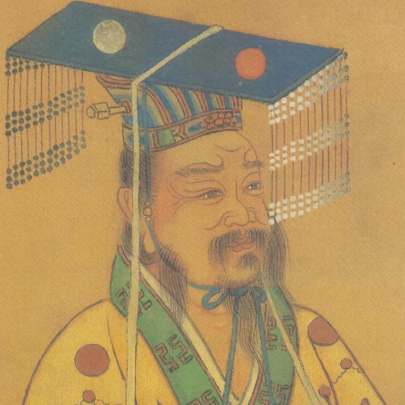 汉文帝像