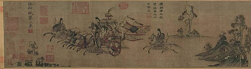 《洛神赋图》（摹本·局部）