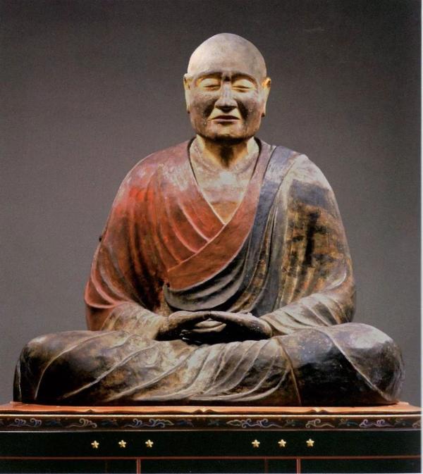 日本奈良唐招提寺内的鉴真像