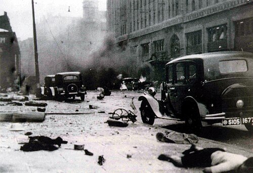 On August 14, 1937, a Chinese Air Force plane accidentally crashed into the Big 