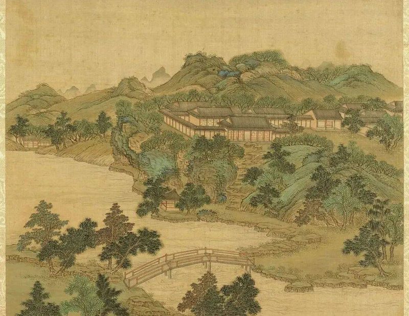 清代《避暑山庄图》（局部）