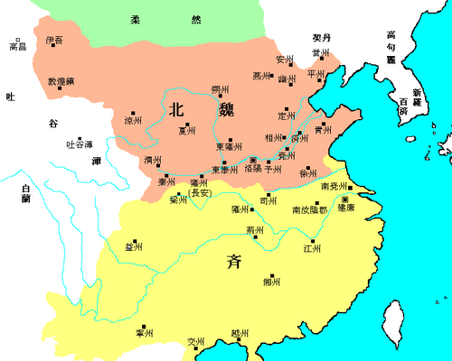 北魏·齐地图