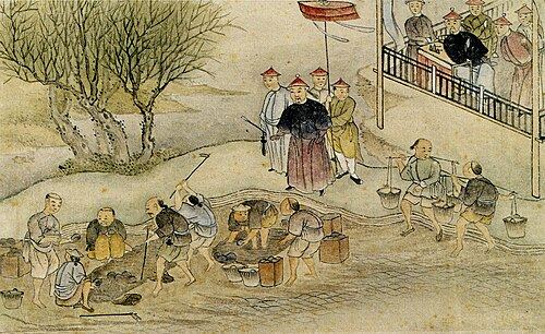 虎门销烟想像图