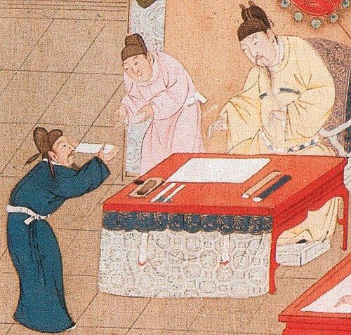明朝绘画：科举考试中的皇帝