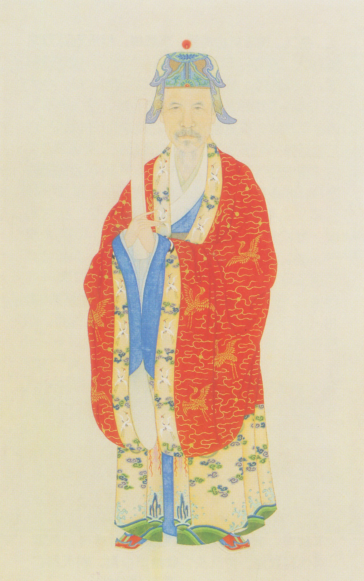 ​文天祥肖像，叶衍兰绘，出自《叶衍兰历代名人画像册》