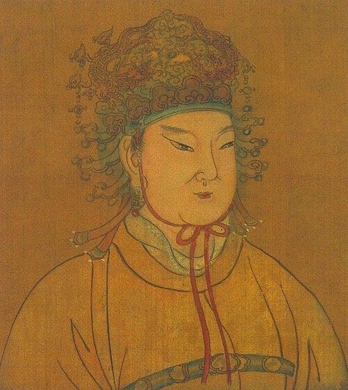 则天大圣皇帝像图
