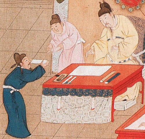 明朝绘画：科举考试中的皇帝