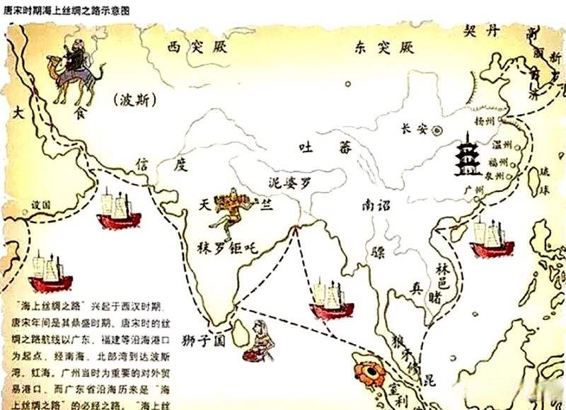 宋代海外贸易图
