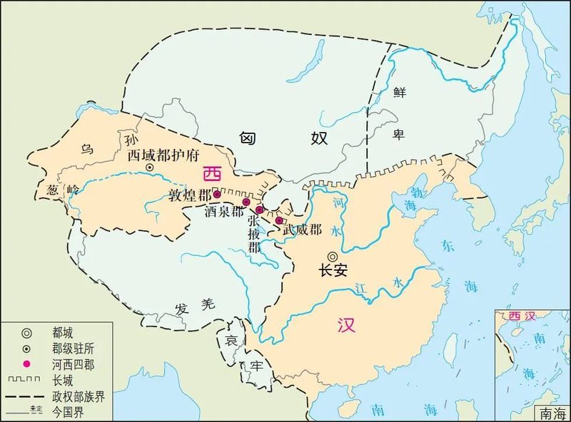 西汉形势图