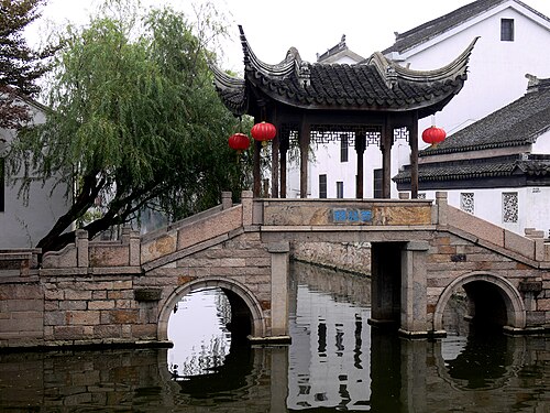 Xishi Bridge in Suzhou, Jiangsu