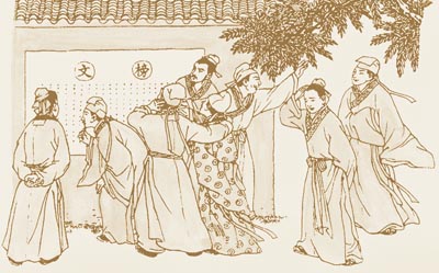 举子看榜图